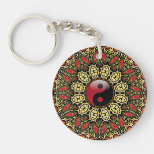 Nya åldern YinYang Batik Geometric Flower New Age