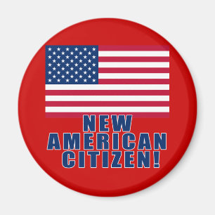 Nya amerikanmedborgaregåvor och Tshirts Magnet