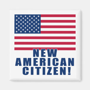 Nya amerikanmedborgaregåvor och Tshirts Magnet