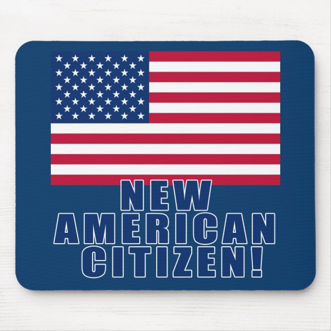 Nya amerikanmedborgaregåvor och Tshirts Musmatta (Framsidan)