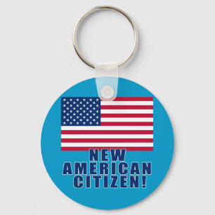 Nya amerikanmedborgaregåvor och Tshirts Nyckelring