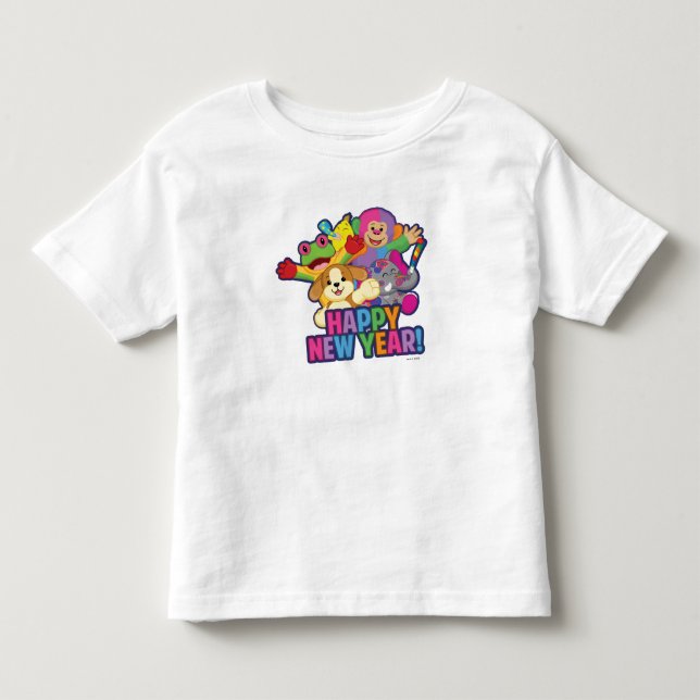 Nya år ballonger 2 tee shirt (Framsida)