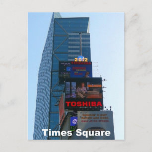 Nya år Boll vid Times Square, NY Helg Vykort
