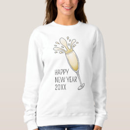 Nya år Champagne Glass T Shirt