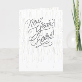 Nya år Cheers Bubbles - Stardust Helgkort
