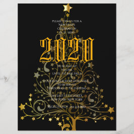 Nya år Party Benefit Gala Flyer