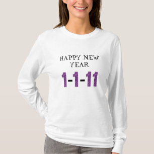 NYA ÅRET 1-1-11 DAM LÅNGÄRMAD T-SHIRT