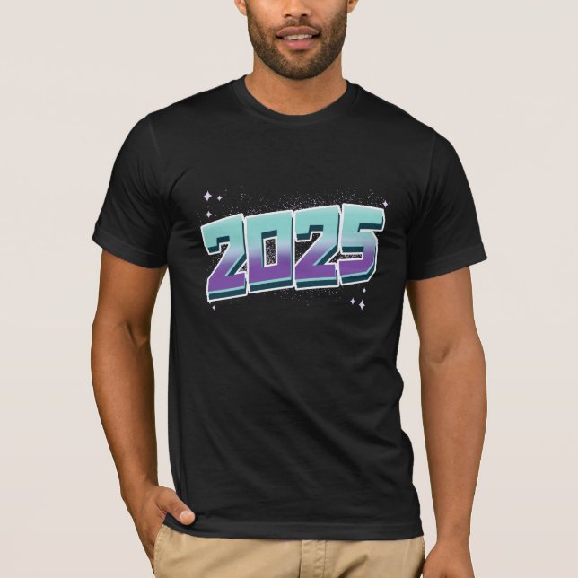 Nya året 2025 t shirt (Framsida)