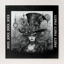 Nya året Birthday Halloween fest Steampunk