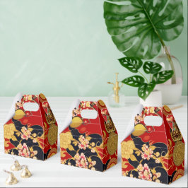 Nya året för det moderna asiatiska mönster i lyckl presentaskar