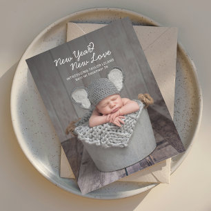 Nya året för foto i elegant Baby