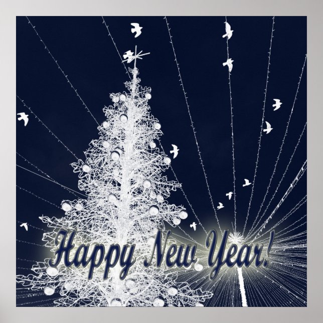 Nya året Kväll Poster (Framsidan)