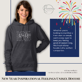 Nya året med inspirationsfunktioner Unisex Hoodie T Shirt