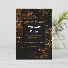 Nya året Party Inbjudningar