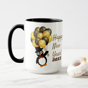 Nya året Penguin Mugg