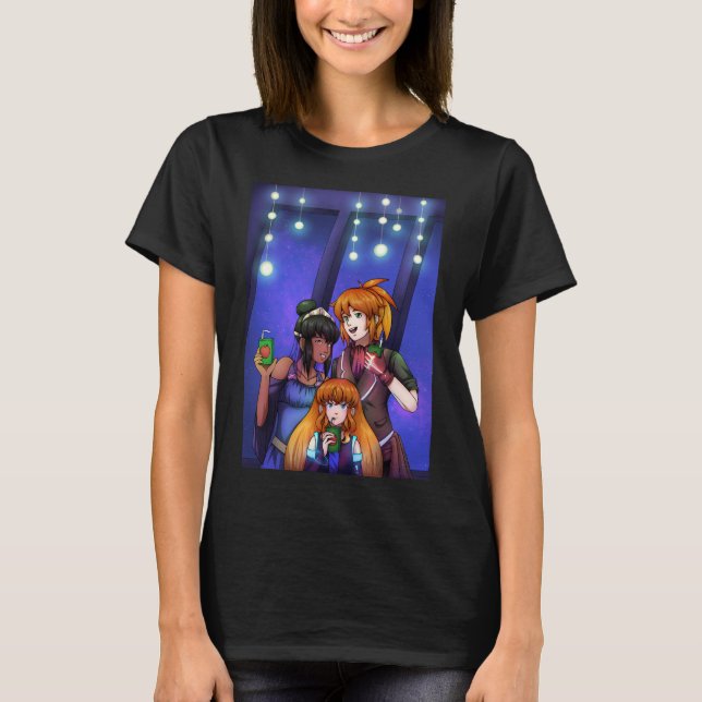 Nya året Rymdteknik Firande T Shirt (Framsida)