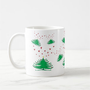 Nya året X-mas Träd Festive Gräs Träd Mugg