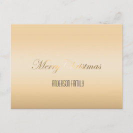 Nya årets helgdagar - gyllene elegant vykort