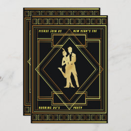 Nya årets Kväll 20:s Vintage Party, ZRP Inbjudningar