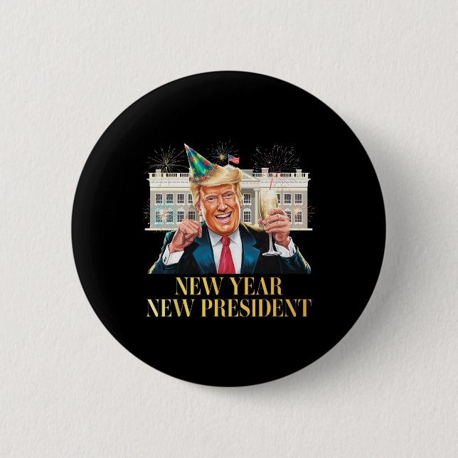 Nya årets nye president - Nyårsafton P Knapp (Framsida)