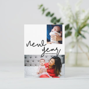 Nya årets nystart introducerar foton från Baby Vykort