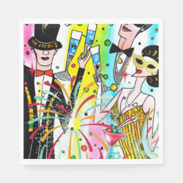 Nya årets Party Pappersservett