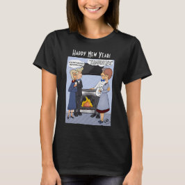 Nya årets resolution Svart kvinnors T-Shirt