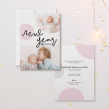 Nya års nystartade Rosa Dots Flicka-foton