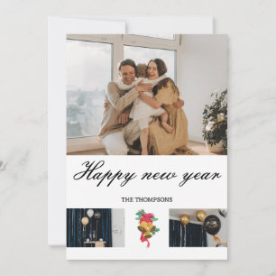 Nya årskort för enkla eleganter julkort