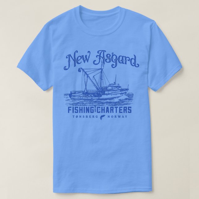 Nya Asgard Fisketur Charter T Shirt (Design framsida)