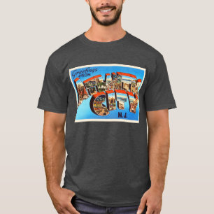 Nya Atlantic City 1 - vintage resor för jerseyen T-shirt