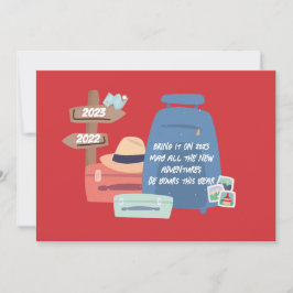 Nya äventyr 2025 önskemål-anpassadet julkort