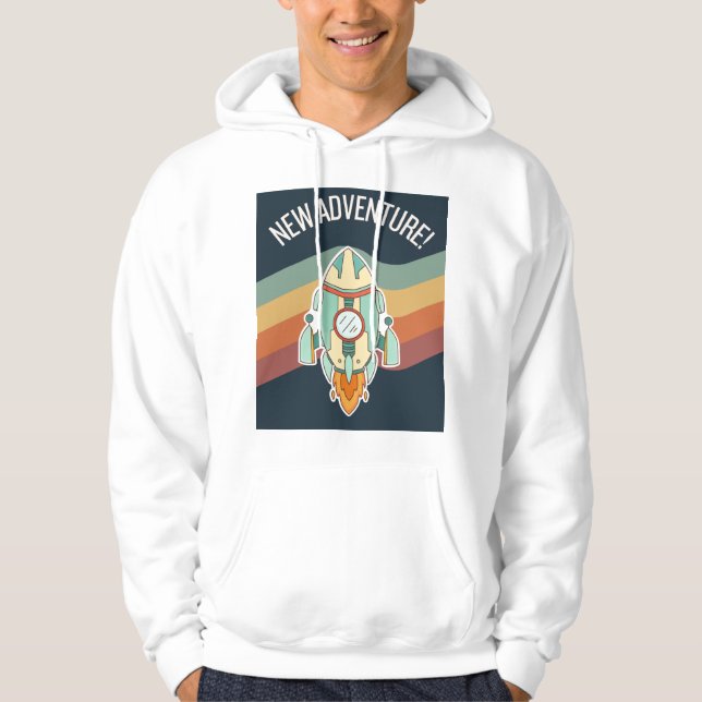 NYA ÄVENTYR UNIVERSE HOODIE (Framsida)