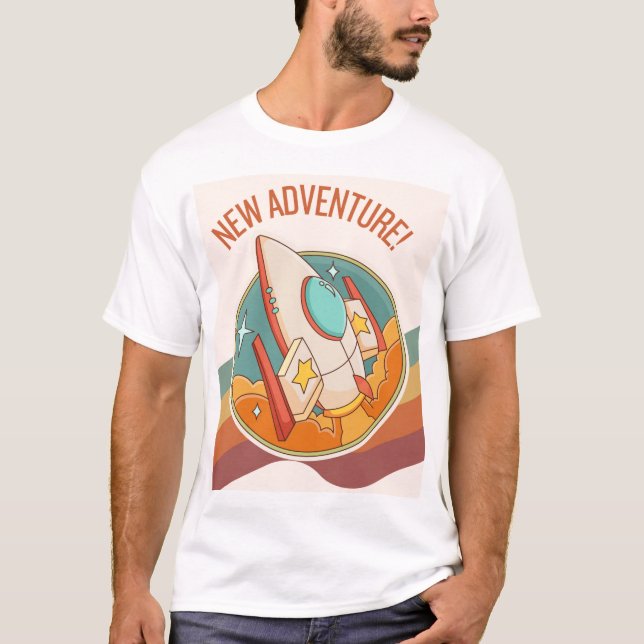 NYA ÄVENTYR UNIVERSE T SHIRT (Framsida)