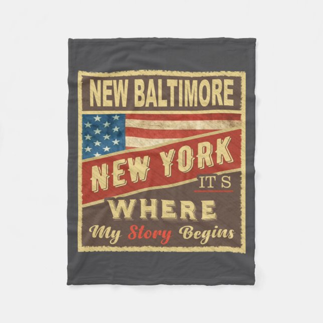 Nya Baltimore Ny Där Min Historia Börjar _1  Fleecefilt (Framsidan)