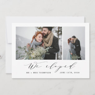 NYA BEGINNINGS-WE ELOPED MEDDELANDE