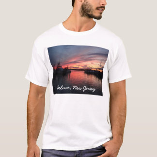 Nya Belmar - flod för haj för fartyg för T-shirt