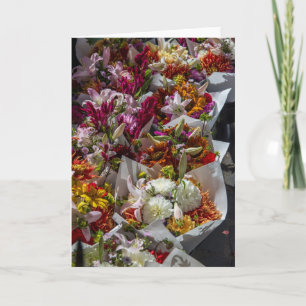 Nya blommabuketter kort