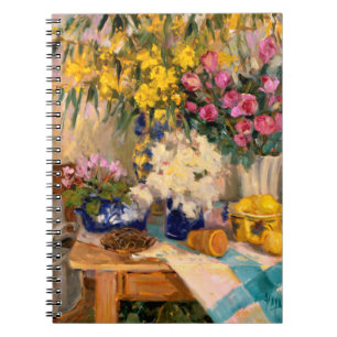 Nya blommor II Anteckningsbok Med Spiral