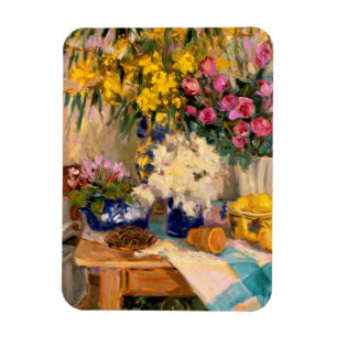Nya blommor II Magnet