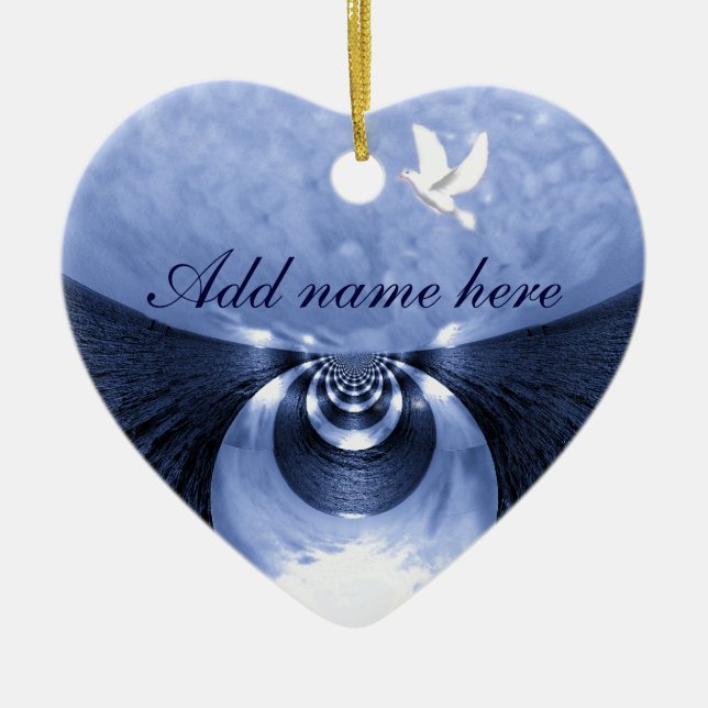 Nya början#1_ julgransprydnad keramik (Framsidan)