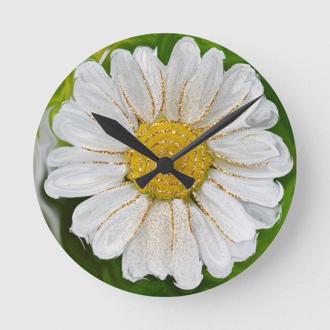 Nya början - Daisyns blomsterkraft Rund Klocka (Framsida)