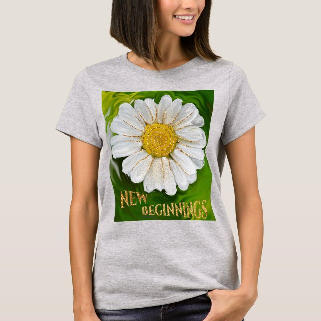 Nya början - Daisyns blomsterkraft T Shirt (Framsida)