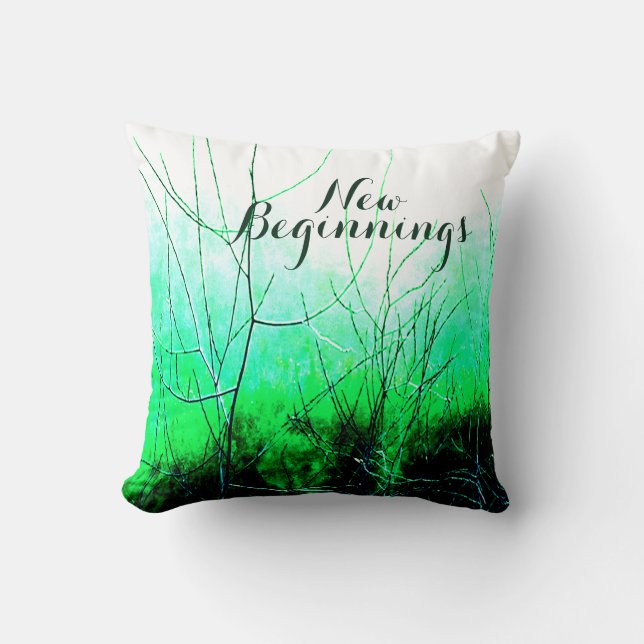 "Nya början" i Blommigten  för BrightStor-Grönt Kudde (Framsida)