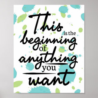 Nya början poster