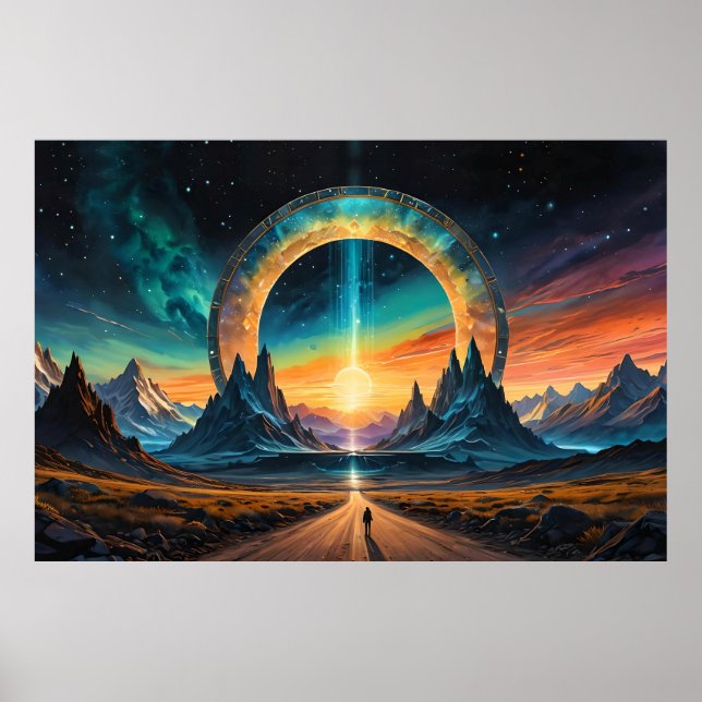 Nya början: Stega genom en stapel Poster (Framsidan)
