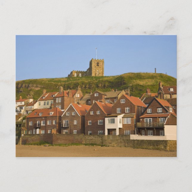 Nya bostäder och St Margarets kyrka, Whitby, Vykort (Framsida)