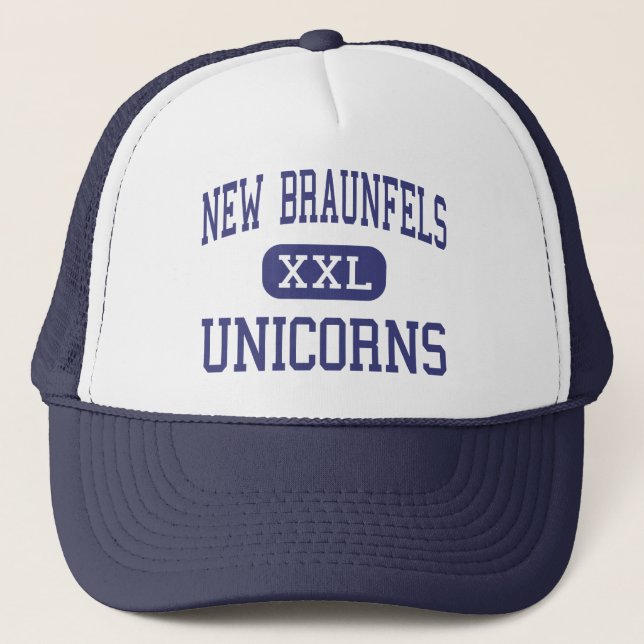 Nya Braunfels - Unicorns - kick - nya Braunfels Truckerkeps (Framsida)