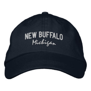 Nya Buffalo Michigan Embroiderade Baseball Hat Broderad Keps