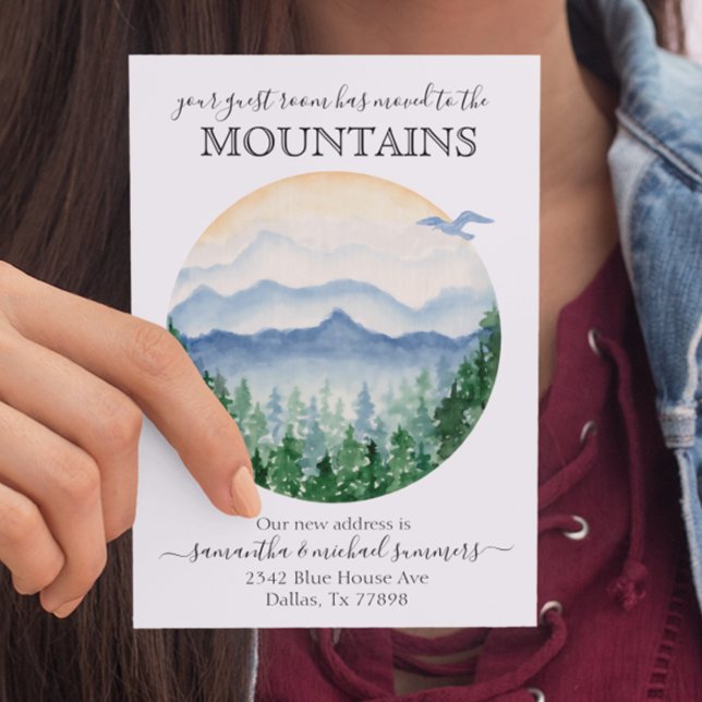 Nya Cabin Lodge-bergen för Flytta i hemmet Meddelande Vykort (Skapare uppladdad)